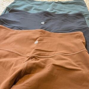 Bundle Lululemon Align High Rise Wide Leg 31”